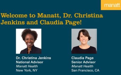 Manatt Continues Growth of National Health Care Group With Arrival of Industry Trailblazers